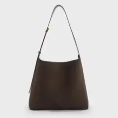 【新品・未使用】Edna エドナ トートバッグ エスプレッソブラウン L
