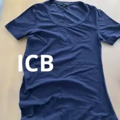 ICB ネイビー Tシャツ Sサイズのサムネイル