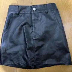 ブラックタイトスカート 裏地付き