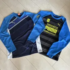 PUMA サッカー用長袖シャツ 160/150サイズ 2枚セット