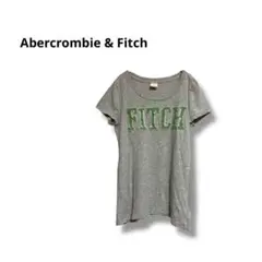 【アバクロンビーアンドフィッチ】半袖　カットソー　Tシャツ　グレー　M