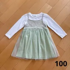 【値下げ】coto cotte チュールワンピース　100