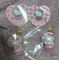 ハローキティ　トレーディングマスコットストラップ2 メイド　ロリータ