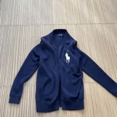 Polo Ralph Lauren ネイビー ジップアップパーカー