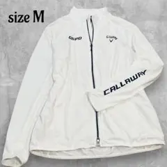 Callawayキャロウェイ フルジップジャケット ゴルフアウター ホワイト M