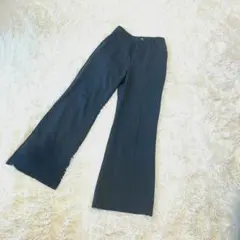 C.O.L.Z.A カジュアルパンツ M ブラックシンプル無地　裏起毛