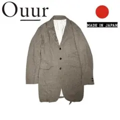 Ouur チャコール モヘア ウール チェスターコート