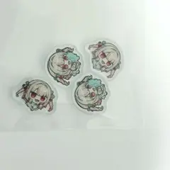 魔界ノりりむ にじさんじ アクリルパーツ 4点