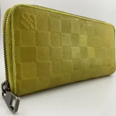 希少✨良品✨ルイヴィトン アンフィニ ヴェルティカル ジッピーウォレット 黄色系のサムネイル