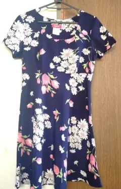 90s ESPRIT可愛い 花柄　ミニワンピースのサムネイル