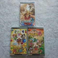 PSP ソフト ワンピース / アイルー まとめ売り