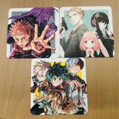 ジャンプフェア 特典 コースター ヒロアカ 呪術廻戦 ＳＰＹ×ＦＡＭＩＬＹ