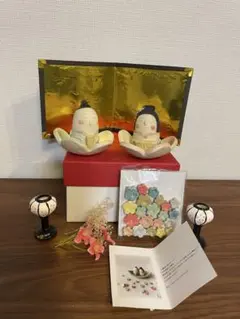 陶房　芽　岡崎順子　五月人形　陶器　金太郎　クマ　切り株　おはじき 陶房 芽 岡崎順子 五月人形 陶器 金太郎 クマ 切り株 おはじき - メルカリ