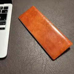 ブラウン レザー フラグメントケース　カードケース