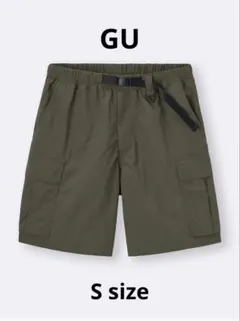 GU ナイロンカーゴハーフパンツ Sサイズ ダークグリーン メンズのサムネイル