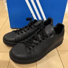 美品　adidas スタンスミス ブラック　24.5