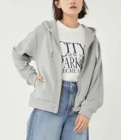 極美品 green label relaxing ラメ パーカー ジップアップ