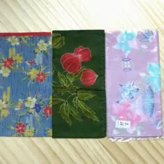和柄 ハンカチ 3枚セット