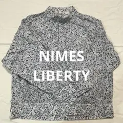 NIMES リバティ フィービー 花柄 ブラウス 日本製 くるみボタン 日本製のサムネイル