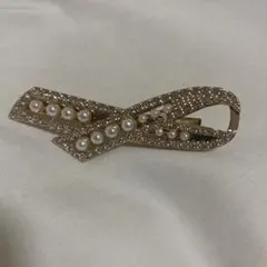 パールバレッタ　ヘアピン