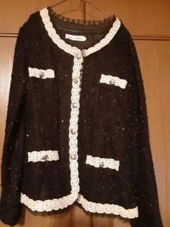 ツイードブラック