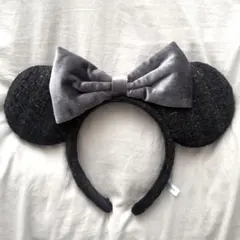 ディズニー カチューシャ ベロア ツイード