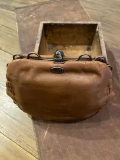 レトロかわいい！希少　銀座エンゼル　ヴィンテージがま口バッグ