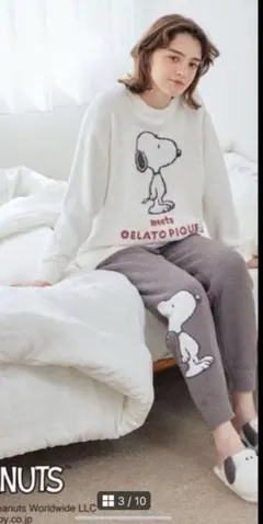 PEANUTS HOMMEオラフジャガードロングパンツ - メルカリ