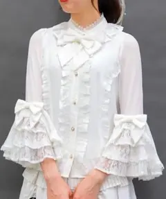 【新品未使用】axes femme kawaii姫袖７分丈ブラウス