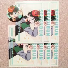 僕のヒーローアカデミア 缶バッジ ポストカード 撒け！豆まき 緑谷出久