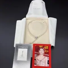 CACHER カシェ あこや真珠 ネックレス 7.2 〜7.5mm 47cm