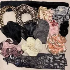 【ヘアアクセサリー】ヘアアクセサリー15点セット