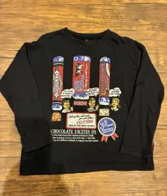 MARKEY'S チョコテーマ 薄手長袖カットソー100cm
