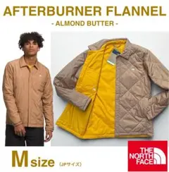 新品 M ノースフェイス リバーシブル フランネル ジャケット 中綿キルティング