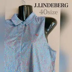 J.LINDEBERG ノースリーブポロシャツ 40サイズ　タグ付き未使用品