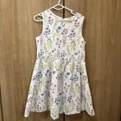 petit main 花柄ノースリーブワンピース 120