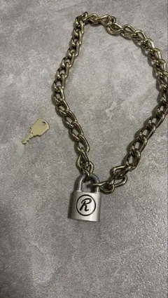 シドチェーン R 南京錠ネックレス シルバー