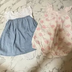 ロンパース2枚セット