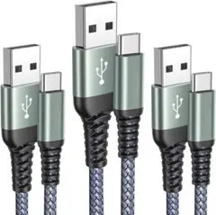 ⭐️ USB Type C ケーブル USB-A & USB-Cケーブル　3本