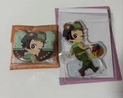 鬼滅の刃　実りの秋まつり　竈門炭治郎　アクリルスタンド 缶バッジ