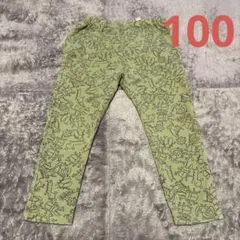 BREEZE パンツ　虫柄グリーン　100cm