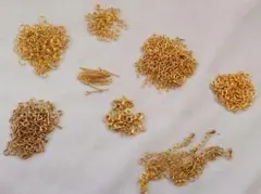 パーツまとめ売り ヒートン 丸カン Tピン 他 アクセサリー キーホルダー