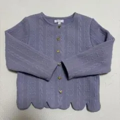 any Fam ANY カーディガン パープル ハート 110