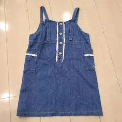 Catherine Cottage デニムジャンバースカート 130