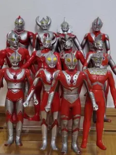 CCP ウルトラ5兄弟＋ウルトラの父＋ヒッポリト星人(2個) 計8個 未使用