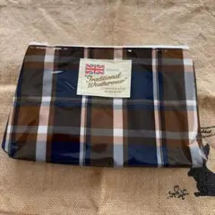 traditionalweatherwearチェック柄ビニールポーチのサムネイル