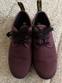 Dr. Martens キャンバス スニーカー バーガンディ　UK6のサムネイル