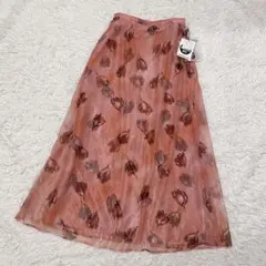 タグ付き！HIROKO BIS♡ヒロコビス　花柄　ロングスカート　ウォッシャブルのサムネイル
