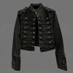Women's denim Napoleon Jacket opium y2k