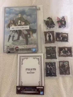 進撃の巨人 1番くじ　アクリルボード　アクリルスタンド　まとめ売り